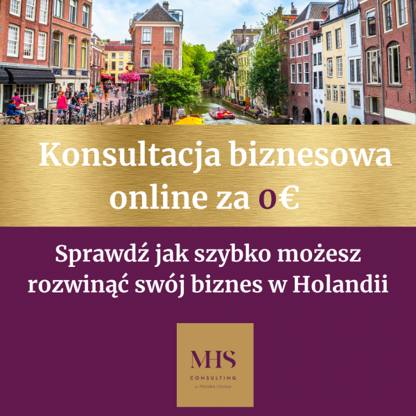  Chcesz odnieść sukces w Holandii? Zacznij od darmowej konsultacji! 