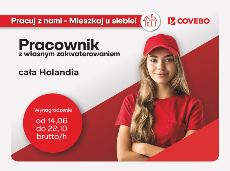 Masz własne zakwaterowanie w okolicach Roosendal? My znajdziemy Ci pracę!