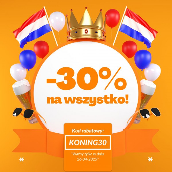  KRÓLEWSKA PROMOCJA -30% NA WSZYSTKO 