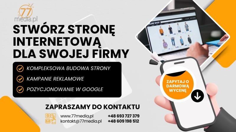 Daj się znaleźć klientom! Strona + pozycjonowanie + reklamy w jednym!