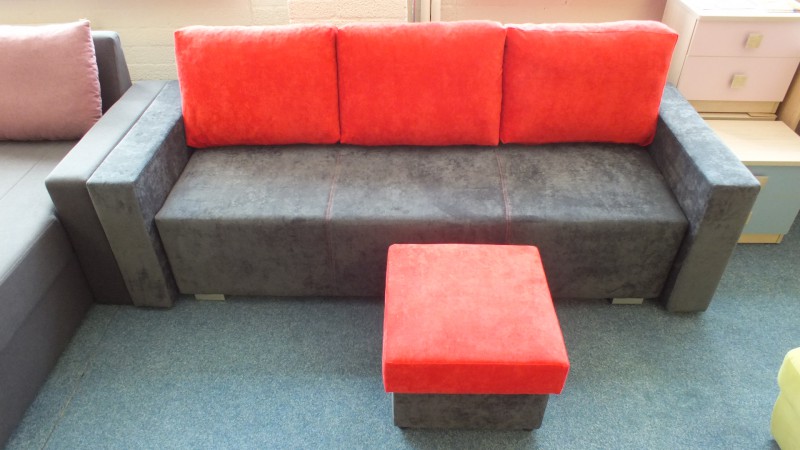 SOFA SPRINT Z PUFA WYM.226/75CM,F.SPANIA 140X200CM OD DEMEUBELSHOP