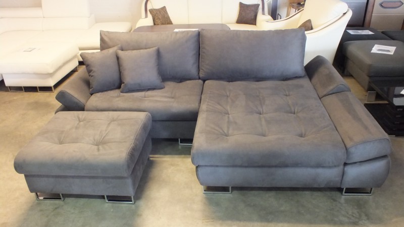 NOWOSC!!!NAROZNIK GREY+PUFA WYM.254X168CM F.SPANIA 220X190CM OD DEMEUBELSHOP