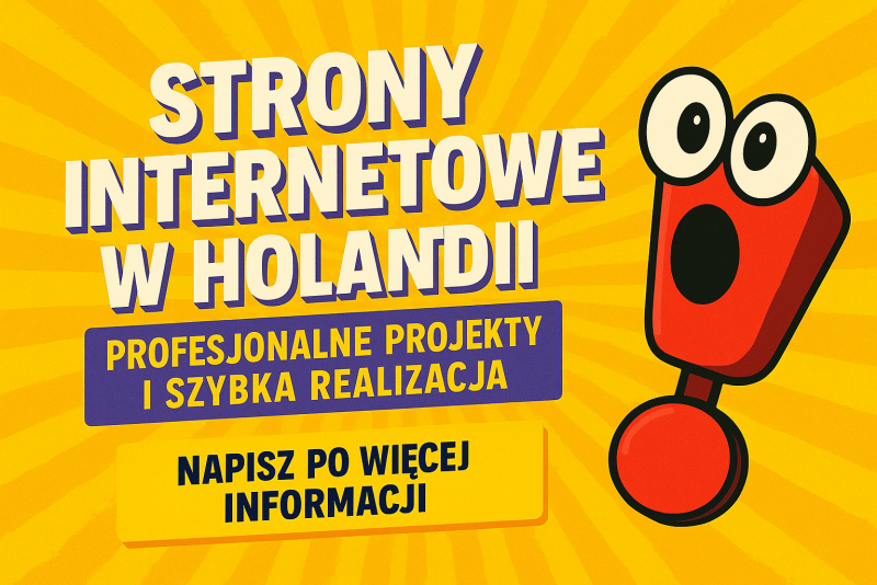 Strony i sklepy internetowe w Holandii / 20 LAT W BRANŻY 