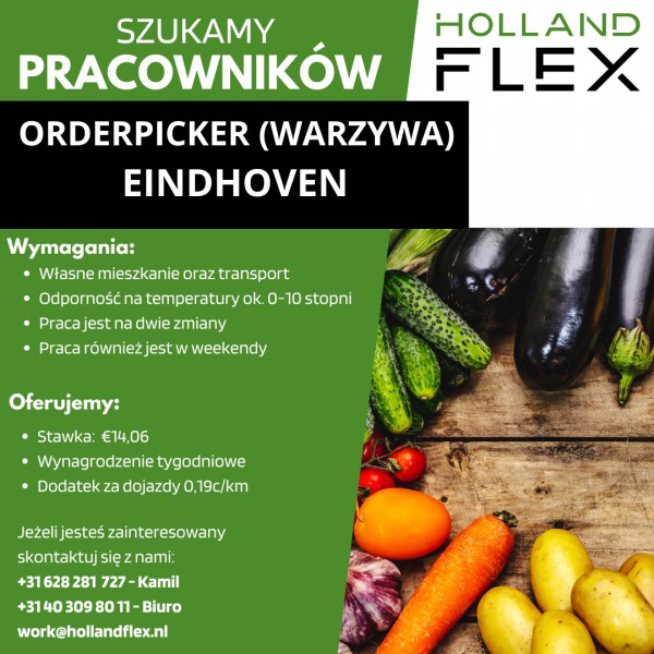 Orderpicker - Eindhoven (warzywa, owoce)