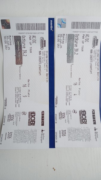 Bilety ACDC Berlin