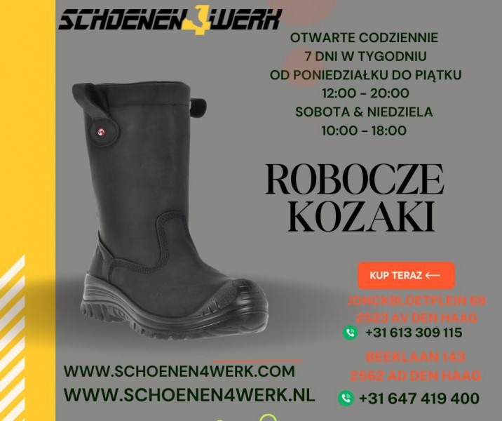 POLSKIE SKLEPY OTWARTE CODZIENNIE OBUWIE ROBOCZE HAGA-BEEKLAAN-SPOORWIJK