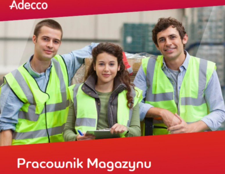 PRACA od zaraz na stanowisku PRACOWNIKA MAGAZYNU