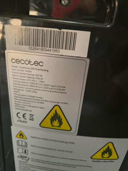 Mobilna klimatyzacja 12000btu