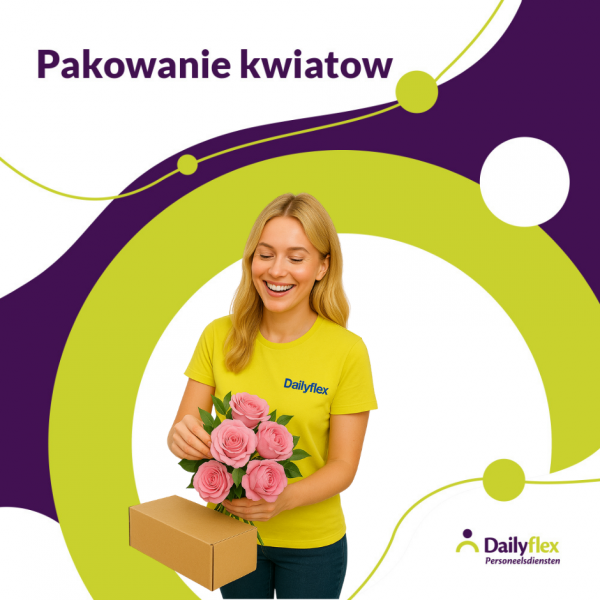Pakowanie i stikerowanie/ Kwiaty/ Honselersdijk