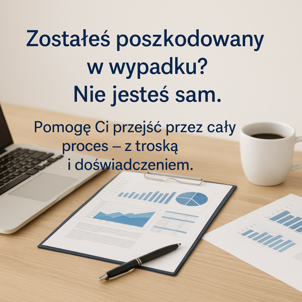ODSZKODOWANIE ZA WYPADEK NA DRODZE - KOMPLEKSOWA POMOC