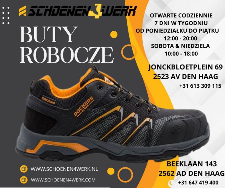 POLSKIE SKLEPY OTWARTE CODZIENNIE OBUWIE ROBOCZE HAGA-BEEKLAAN-SPOORWIJK