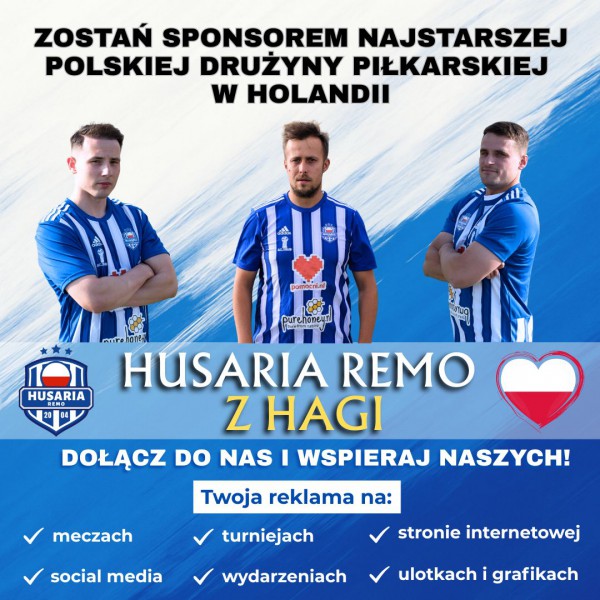 Zostań sponsorem najstarszego polskiego klubu piłkarskiego w Holandii i wypromuj swoją firmę!