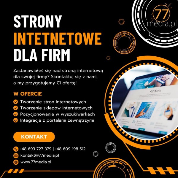 Nowoczesna strona www to Twoja wizytówka  zrób to profesjonalnie!