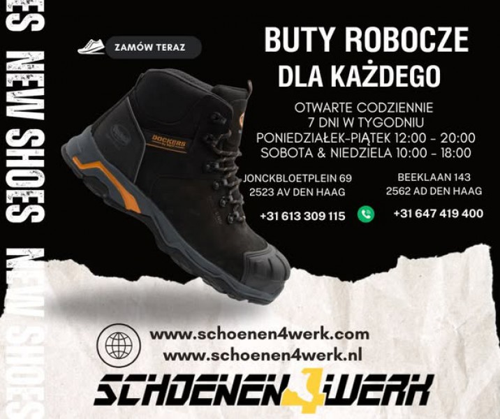 POLSKIE SKLEPY OTWARTE CODZIENNIE OBUWIE ROBOCZE HAGA-BEEKLAAN-SPOORWIJK