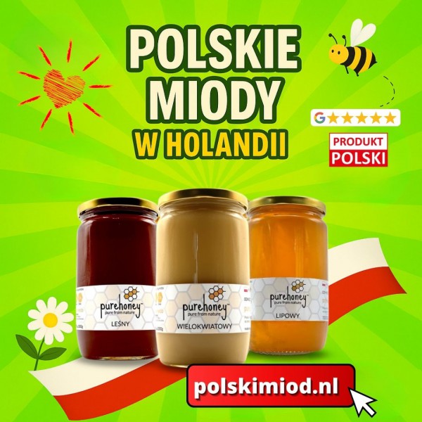 POLSKIE MIODY IDEALNE DO POTRAW I WYPIEKÓW  SKLEP INTERNETOWY