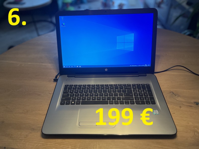 HP 17, i3 6gen, 8GB RAM, SSD, 17 cali