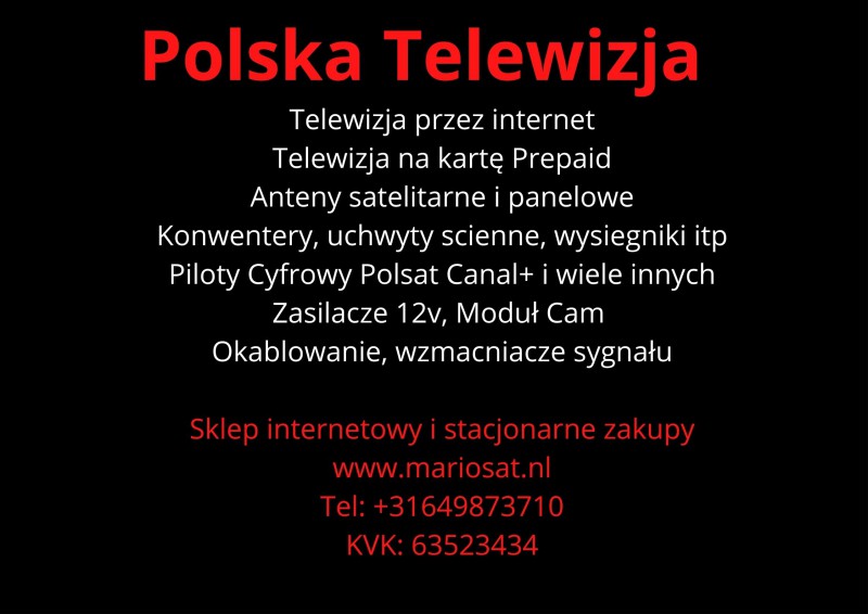 U nas kupisz dekoder tv przez satelite lub internet