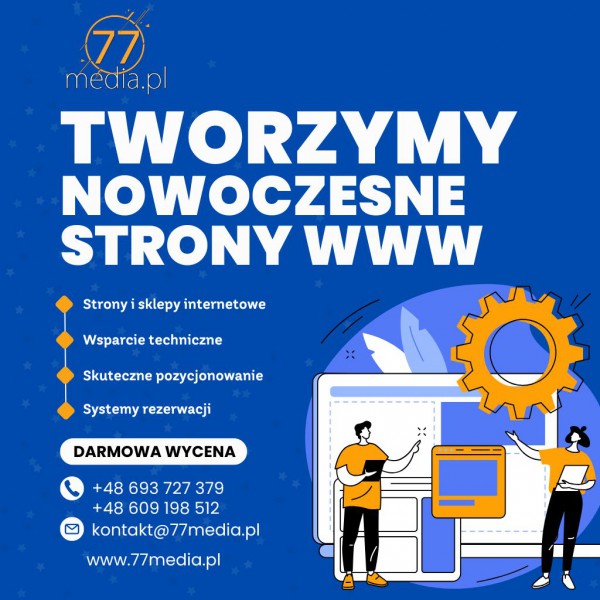 Strona internetowa dla Twojego biznesu  szybka realizacja i wsparcie