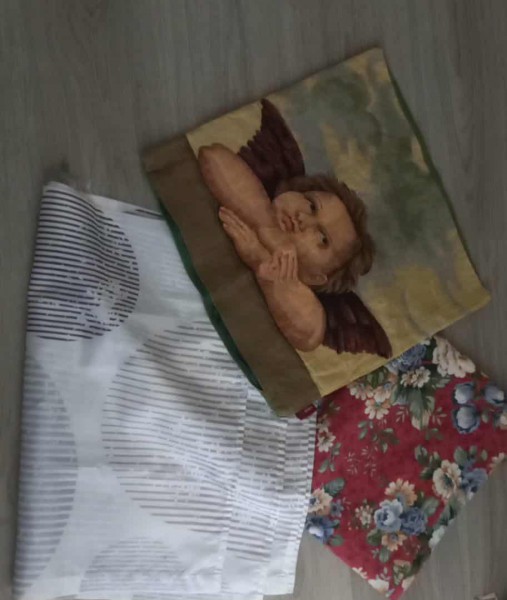 Pakiet tekstyli 50 sztuk, poszewki dekoracyjne,koc,poduszka itp