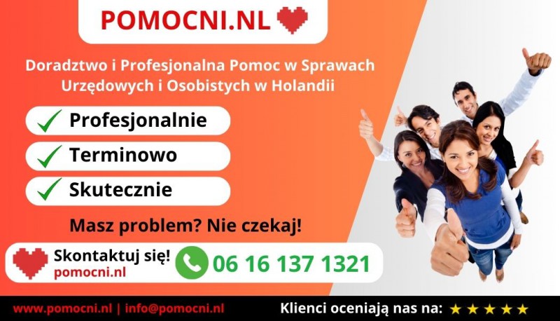 POMOCNI.NL - Asysty, Tłumaczenia i Doradztwo w Holandii 