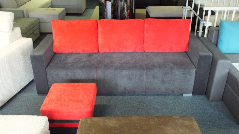 SOFA SPRINT Z PUFA WYM.226/75CM,F.SPANIA 140X200CM OD DEMEUBELSHOP