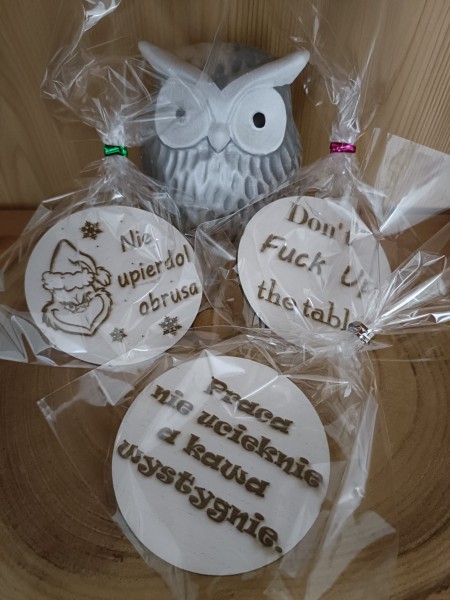 Personalizowane podkładki pod kubek