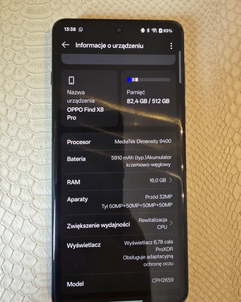 Oppo Find x8 Pro 16/512