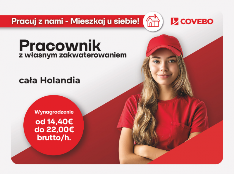 Masz własne zakwaterowanie? My znajdziemy Ci pracę!