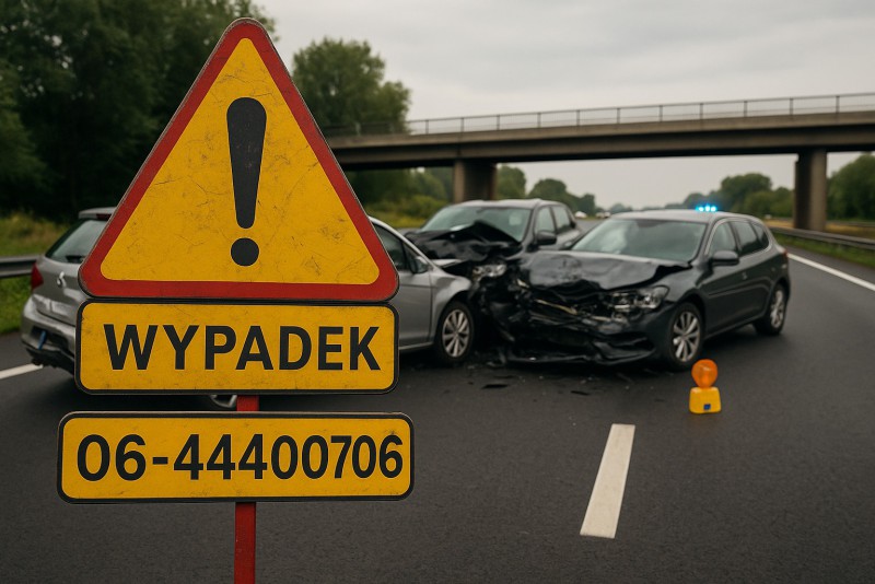 WYPADKI NA DRODZE! NA ROWERZE! ODSZKODOWANIA ZA WYPADKI! DARMOWA POMOC!