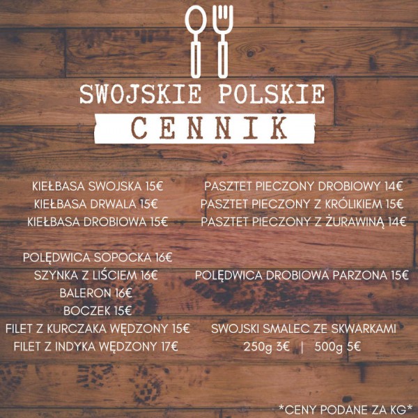 Swojskie wędliny na wigilię