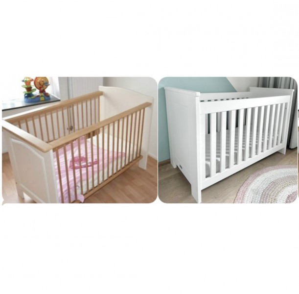 2x - Solidne - Łóżeczka z materacem - Do wyboru