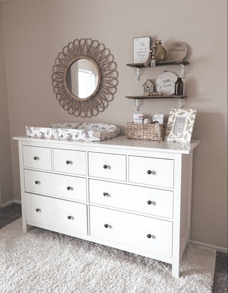 Biała - Drewniana komoda (pod przewijak) - Jak nowa. - Możliwy dowóz