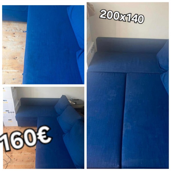 Narożnik z funkcja spania