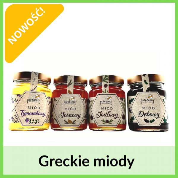  Naturalne Greckie miody prosto z północnej Tracji  TYLKO U NAS!