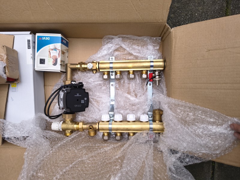 Zestaw do ogrzewania podłogowego