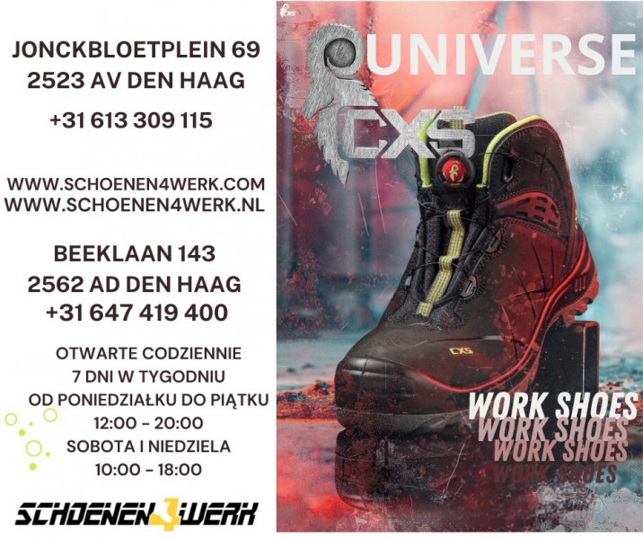 POLSKIE SKLEPY OTWARTE CODZIENNIE OBUWIE ROBOCZE HAGA-BEEKLAAN-SPOORWIJK