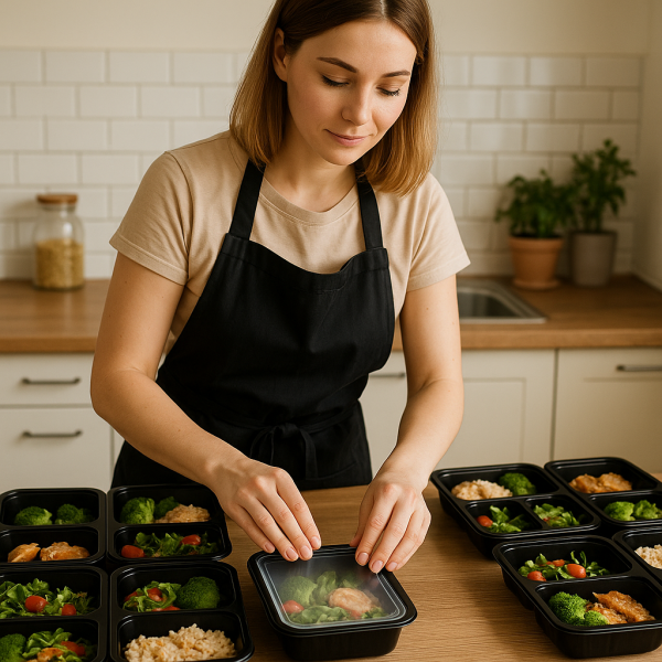Pakowanie dań - Catering Dietetyczny - Schiedam