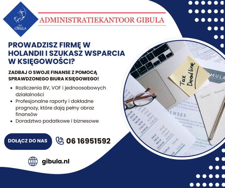 Prowadzisz firmę w Holandii? Postaw na profesjonalne wsparcie księgowe!