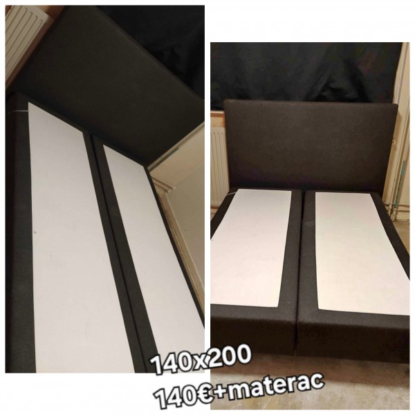 Sprzedam łóżko 140x20cm Boxprinx +materac