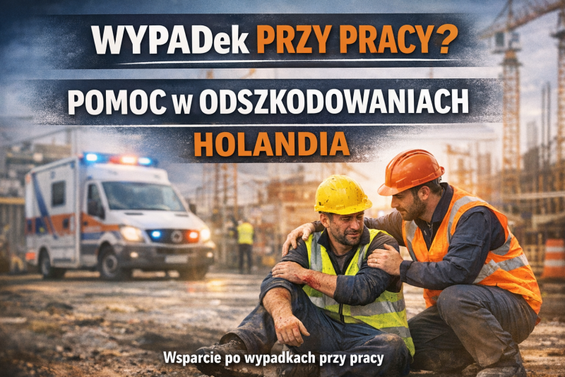 ODSZKODOWANIE ZA WYPADEK PRZY PRACY - KOMPLEKSOWA POMOC