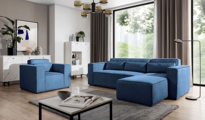 NAROŻNIK CASTEL 260X173CM Z F.SPANIA 221X143CM OD DEMEUBELSHOP