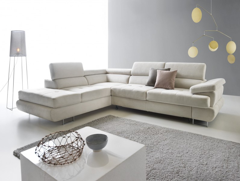 NAROŻNIK LUTON WYM.275/225CM WYS.71-85CM Z FUNKCJĄ SPANIA od DEMEUBELSHOP