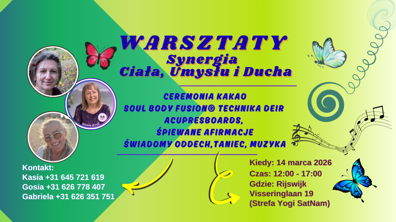 WARSZTATY SYNERGIA CIAŁA, UMYSŁU i DUCHA