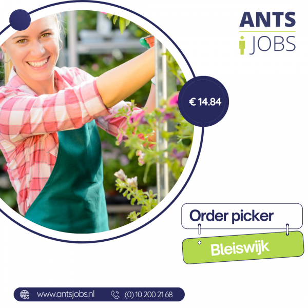 !! ORDER PICKER /MAGAZYN Z KWIATAMI !! WŁASNY TRANSPORT !!