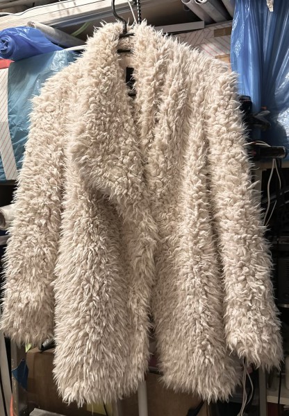 Ciepły - Płaszcz baranek - S - Jak nowy!