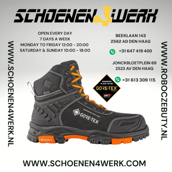 POLSKIE SKLEPY OTWARTE CODZIENNIE OBUWIE ROBOCZE HAGA-BEEKLAAN-SPOORWIJK
