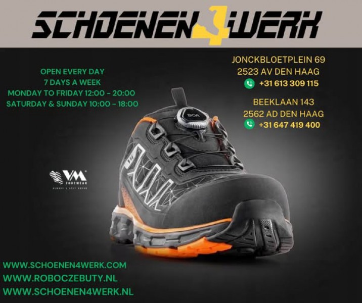 POLSKIE SKLEPY OTWARTE CODZIENNIE OBUWIE ROBOCZE HAGA-BEEKLAAN-SPOORWIJK
