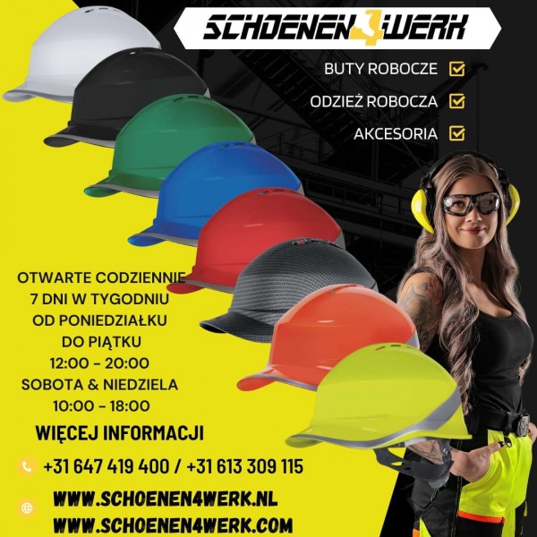 POLSKIE SKLEPY OTWARTE CODZIENNIE OBUWIE ROBOCZE HAGA-BEEKLAAN-SPOORWIJK