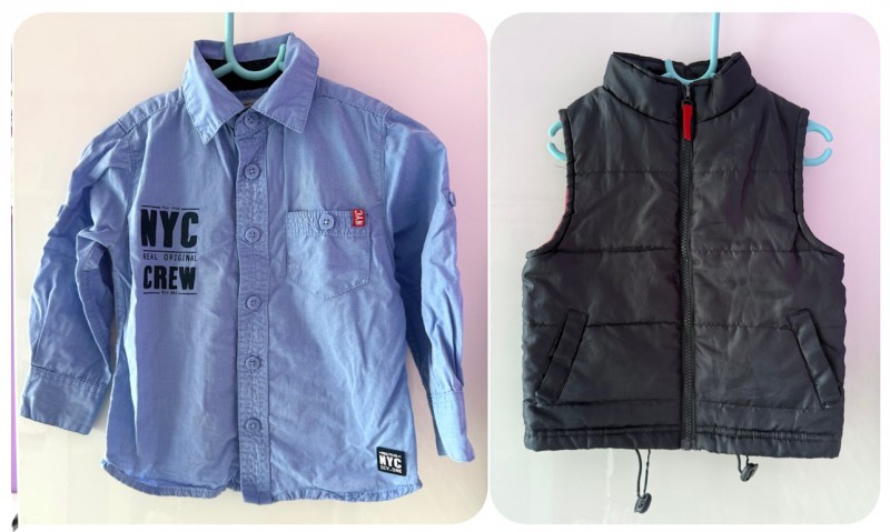 Ubranka dla chłopca 92 - jak nowe.