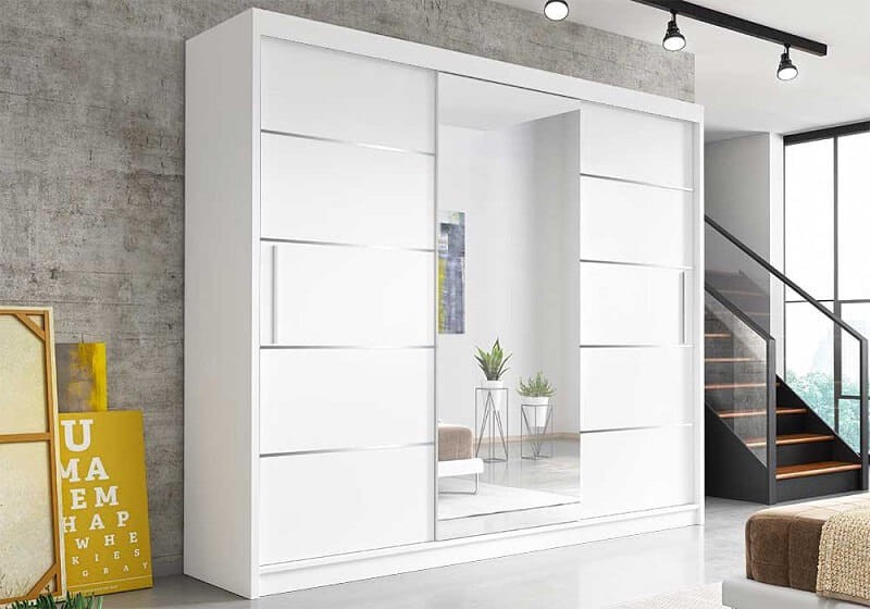 Szafa ANTER 230 cm * Lustro, półki, drążki* KenixNL* darmowa dostawa